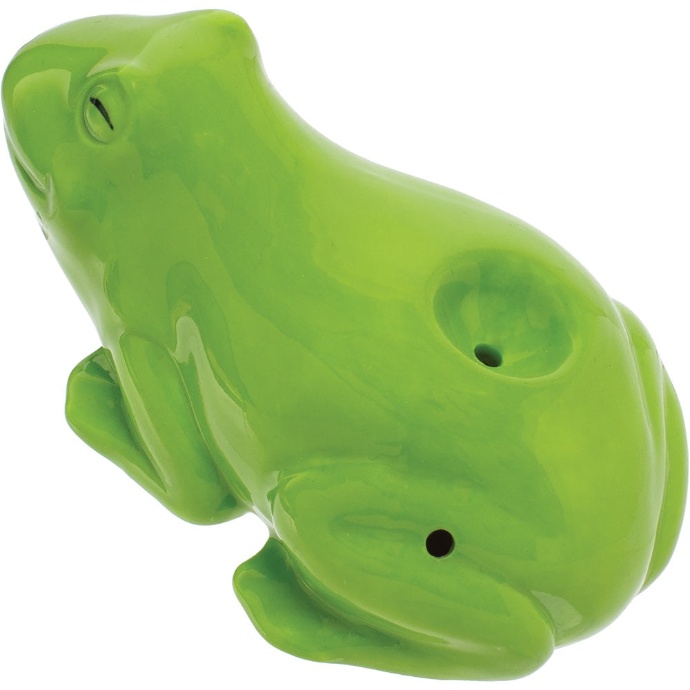 Wacky Bowlz - 3.5" Ceramic Frog Pipe