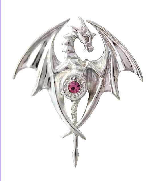 Mythical Companions - Dragon Goddess Sterling Silver Necklace