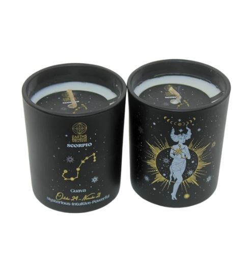 Earths Elements - Scorpio Zodiac Candle