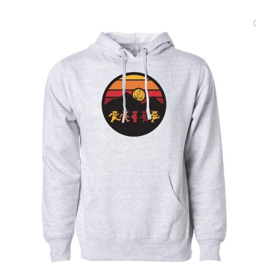 Always A Hoot - Sunset Dancing Bears Hoodie