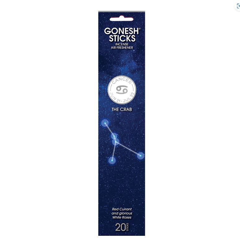 Gonesh - Zodiac Collection "Cancer" Incense Sticks 20ct.