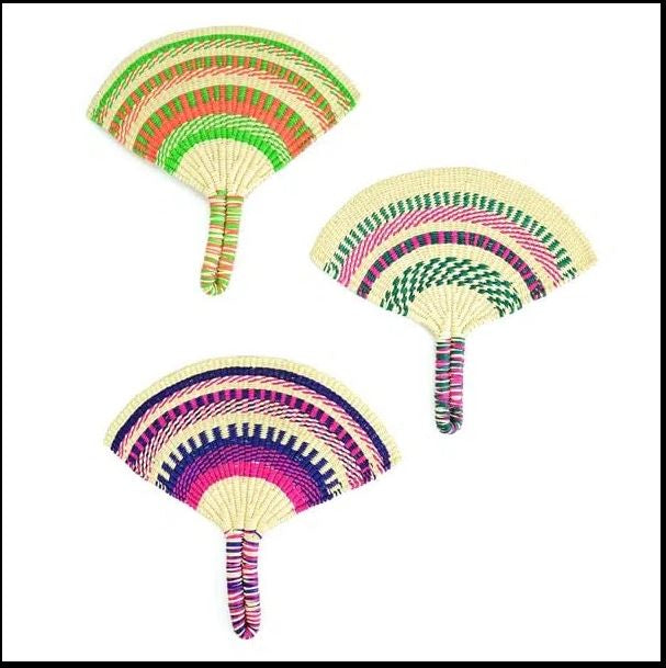 Minga Fair - Straw Hand Fan