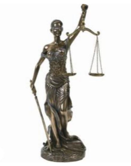 Pacific - Lady Justice Bronze Statue 8223