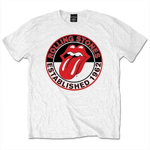 Rock Off - The Rolling Stones 'Est. 1962' Unisex White T-Shirt