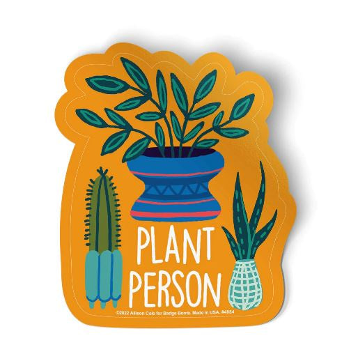 Badge Bomb - Plant Person Sticker