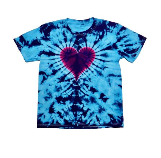 Cosmic Cotton - Heart Tie Dye #10 Youth T-Shirt