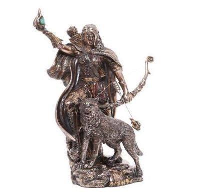 Pacific - Skadi Norse Jötunn-Goddess Bronze Statue