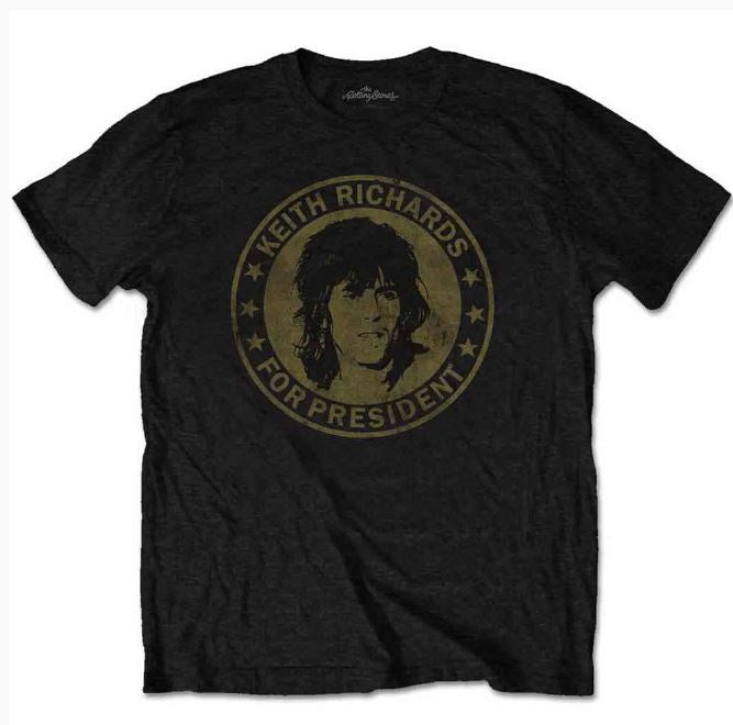 Rock Off - The Rolling Stones 'Keith for President' Unisex T-Shirt