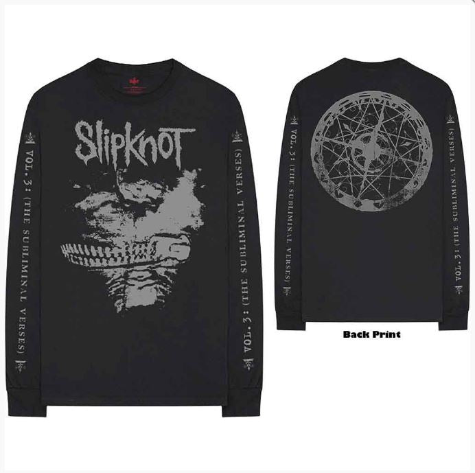 Rock Off - Slipknot 'Subliminal Verses' Unisex L-Sleeved Shirt
