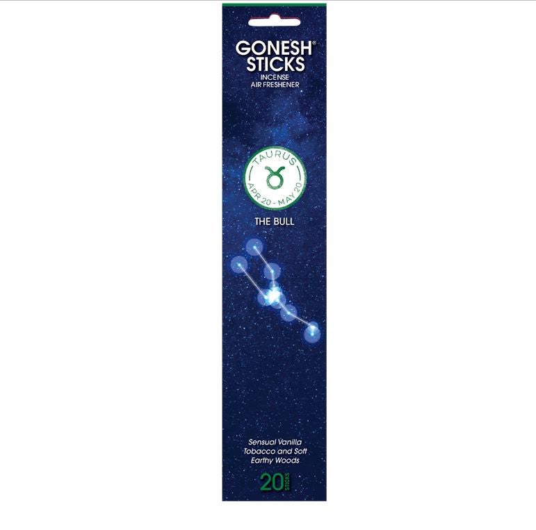 Gonesh - Zodiac Collection "Taurus" Incense Sticks 20ct.