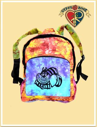 Gypsy - Cheshire Cat Tye Dye Backpack
