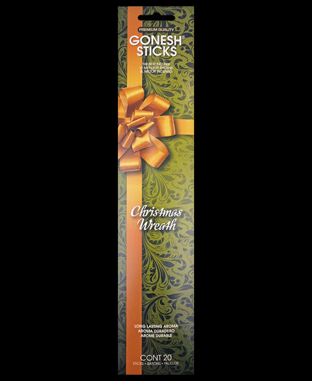 Gonesh Christmas Wreath Incense Sticks 20 ct.