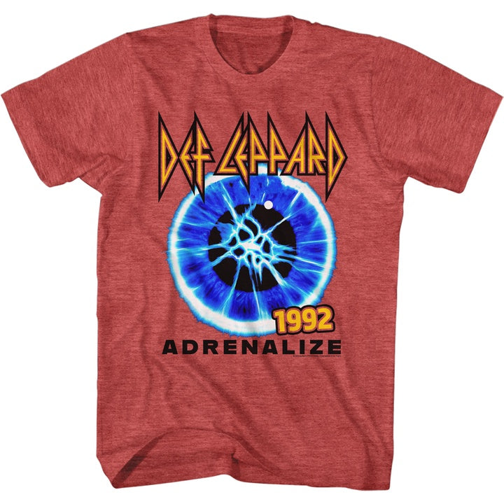 Def Leppard T-Shirt- Red Adrenalize 92- American Classic