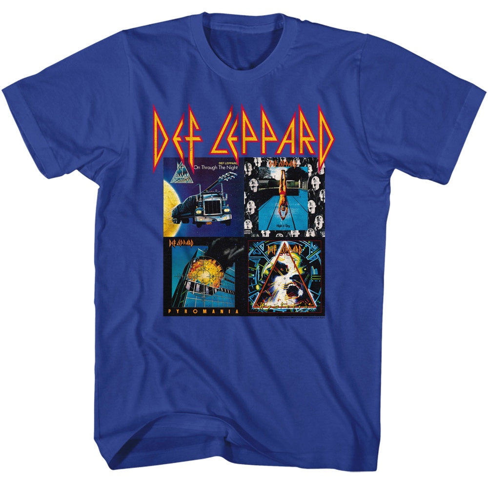 Def Leppard T-Shirt- Royal-  American Classic