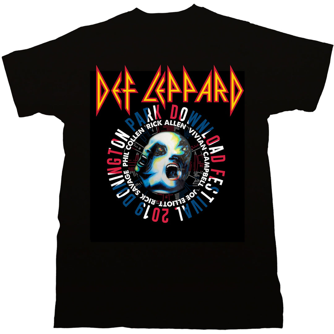 DEF LEPPARD UNISEX T-SHIRT: DOWNLOAD FEST 2019 (LIMITED EDITION)