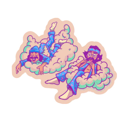 C&D - Cheech & Chong High In The Clouds Sticker