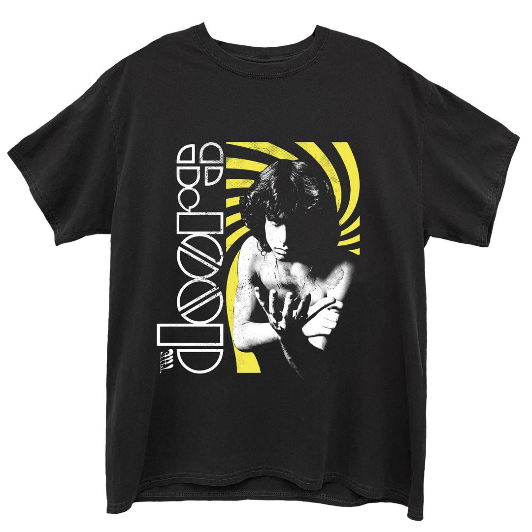 THE DOORS UNISEX T-SHIRT: JIM SPINNING