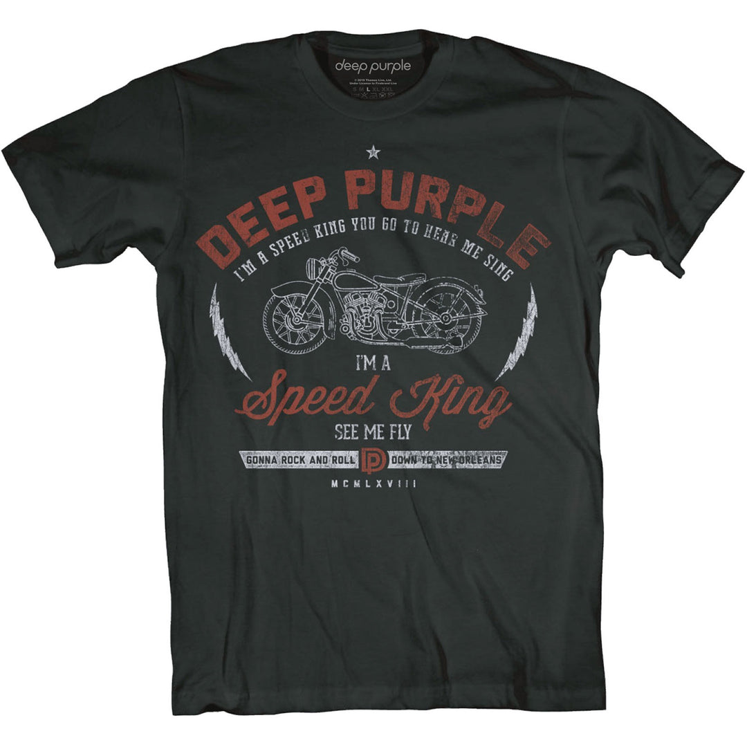 DEEP PURPLE UNISEX T-SHIRT: SPEED KING
