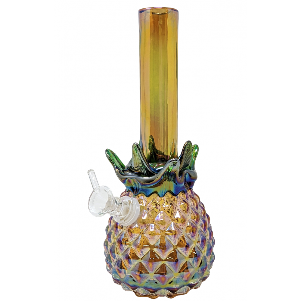 10" Pineapple Express Soft Glass Water Pipe