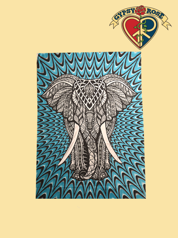 Elephant March Tapestry