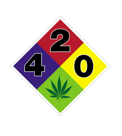 C&D - Highway 420 Hazard Sticker