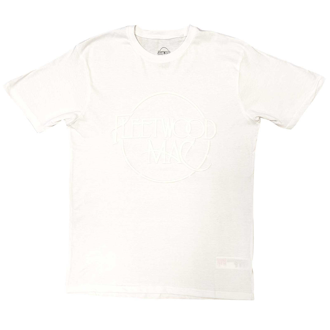 Fleetwood Mac Classic Logo Hi Build White T-Shirt (RO)