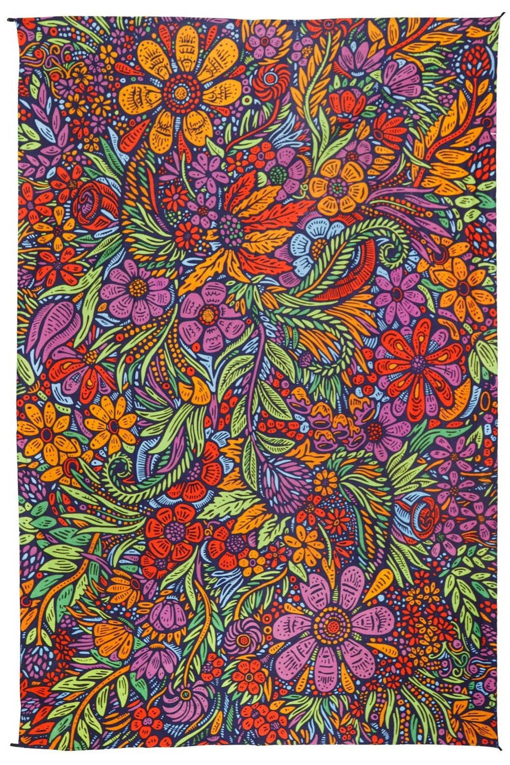 Lush Flower Tapestry