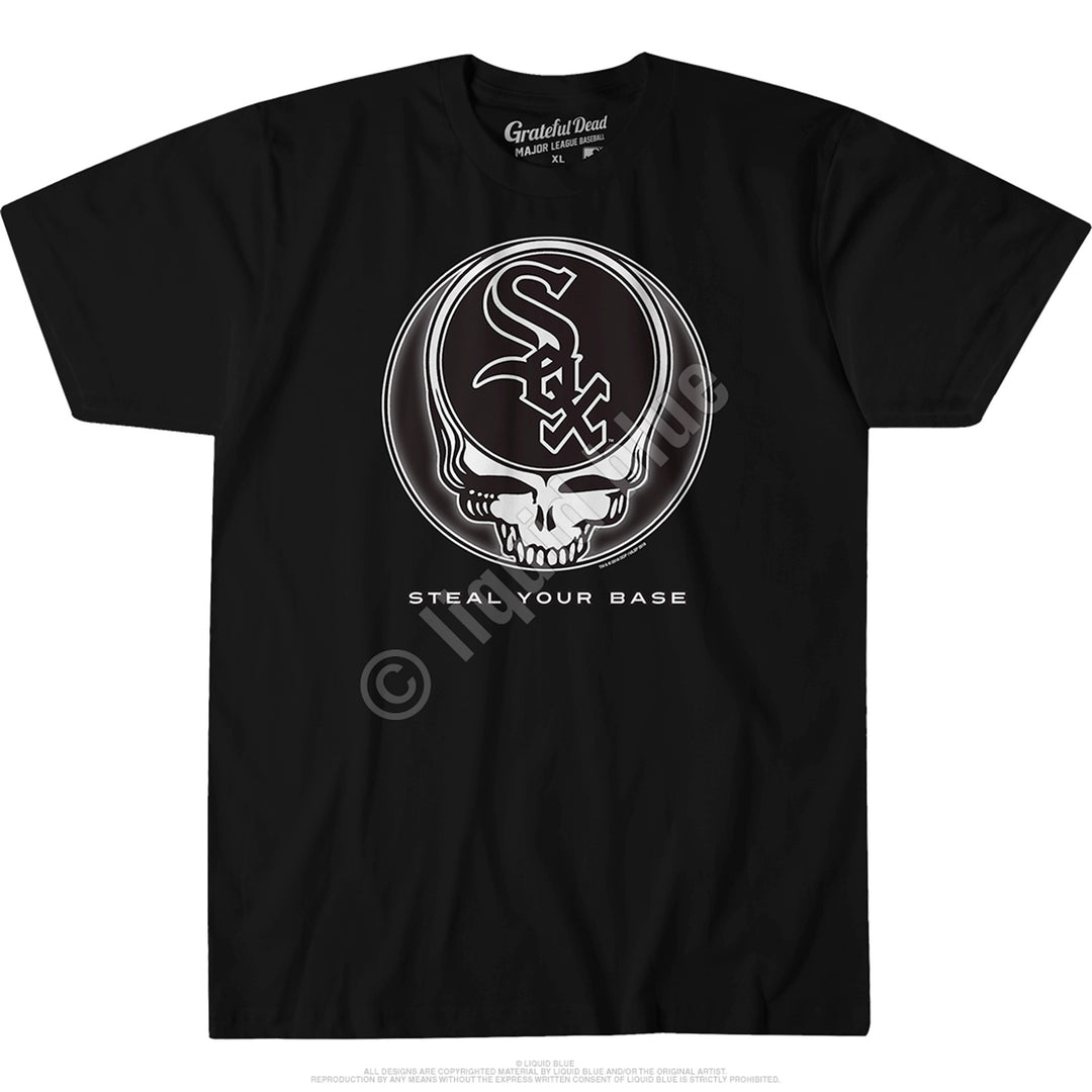Chicago White Sox Steal Your Base Black Athletic T-Shirt