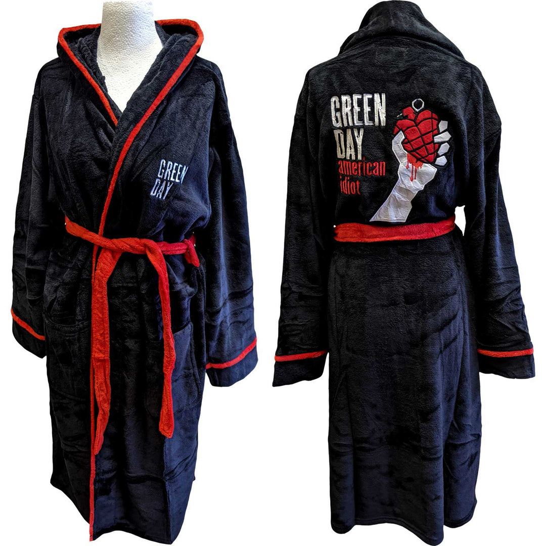 Rock Off - Green Day "American Idiot" Unisex Bathrobe featuring the