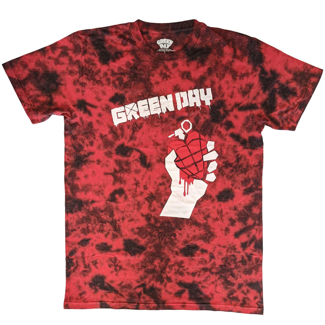 Rock Off - Green Day "American Idiot" Red Wash Unisex T-Shirt