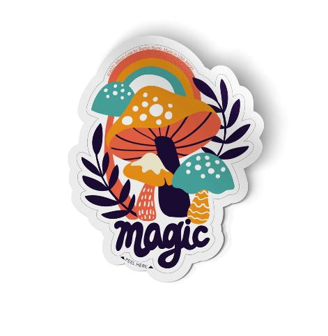Badge Bomb - Magic Mushroom Sticker