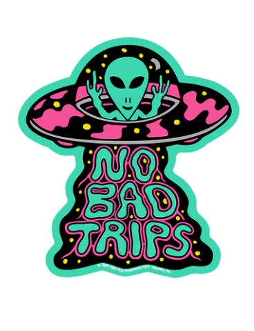 C&D - Killer Acid No Bad Trips Sticker