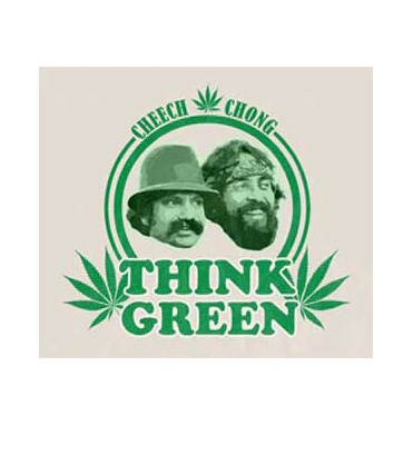 C&D - Cheech & Chong Think Green Sticker