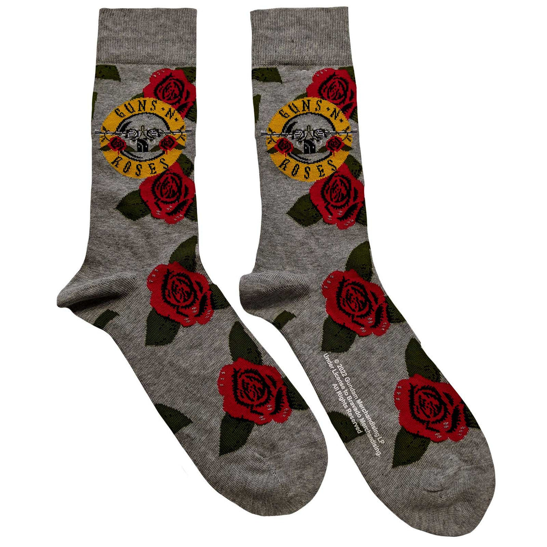 Guns N Roses Bullet Roses Socks
