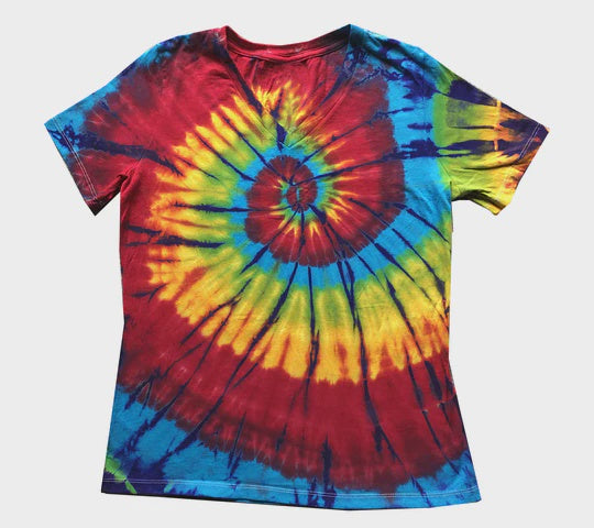 Women's V-Neck Tie-Dye T-Shirt