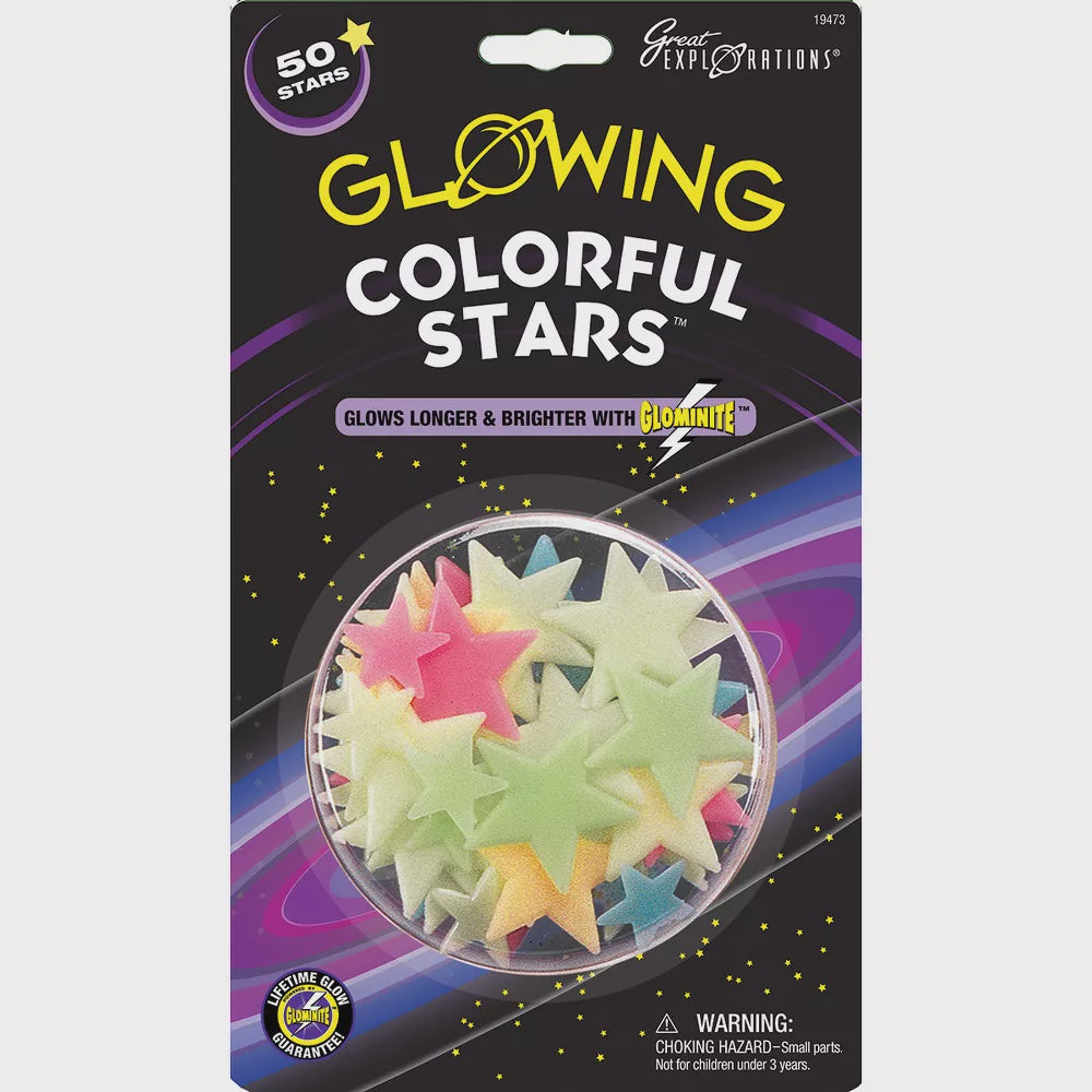 Glowing Colorful Stars