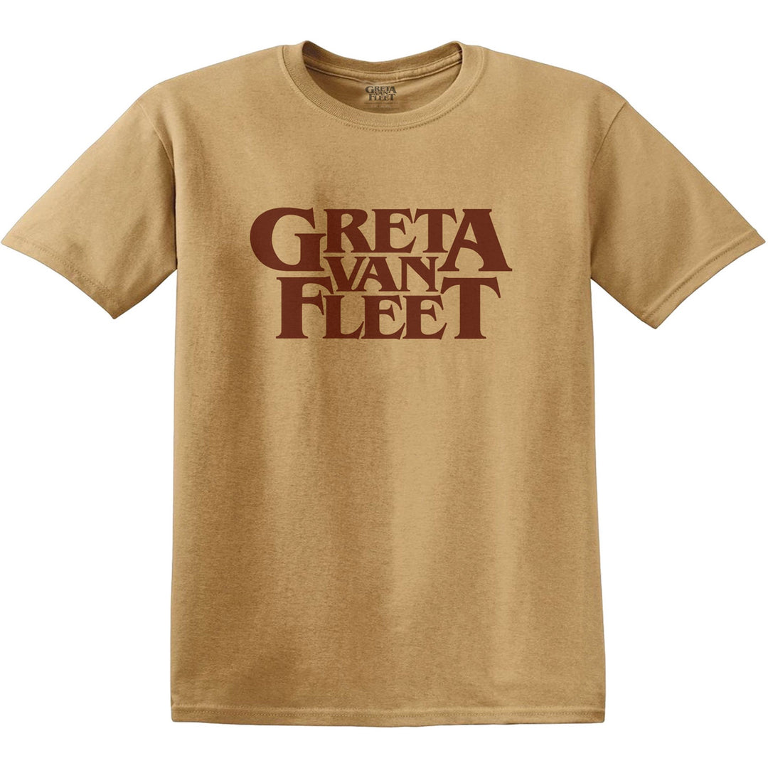 Rock Off - Greta Van Fleet "Logo" Old Gold Unisex T-Shirt