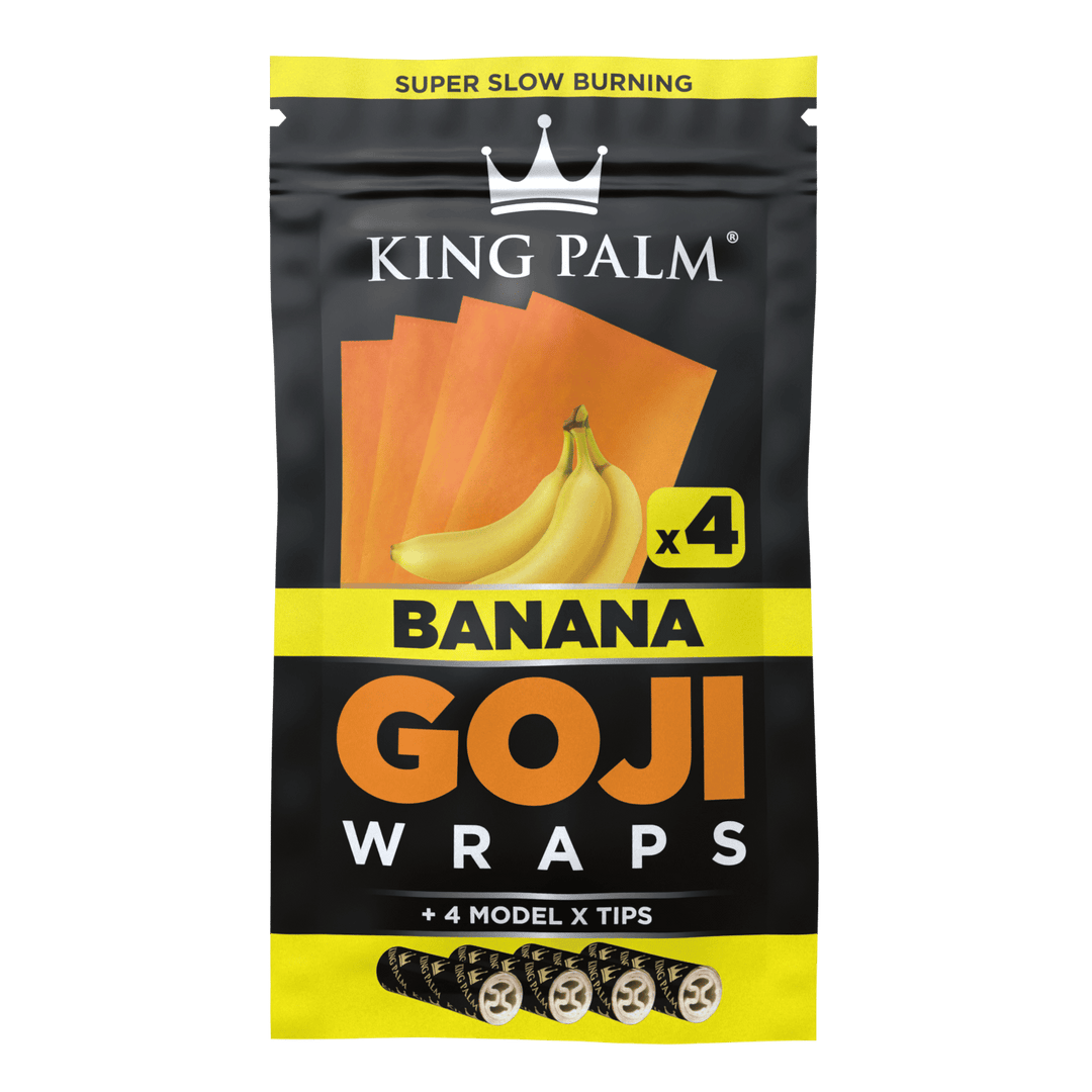 King Palm Goji Wraps 4pk - Banana