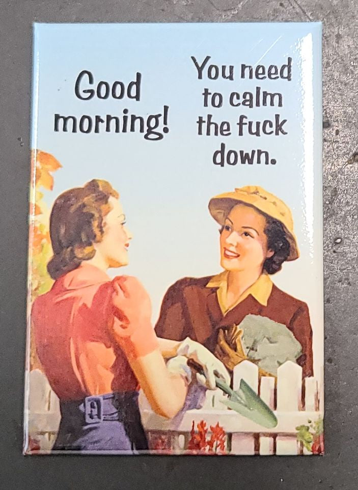 Good Morning... You Need To Calm the Fuck Down - Magnet