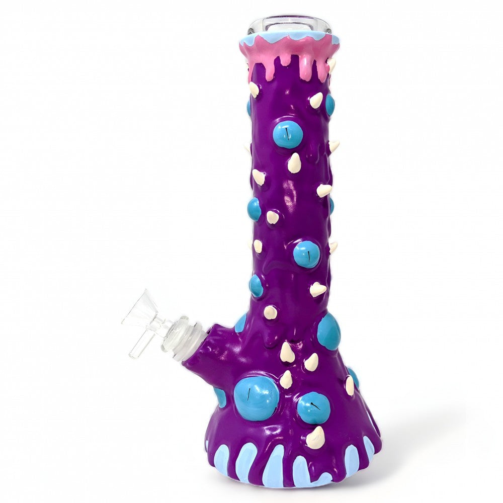 10.5" Nail Symphony Crafted Melting Wax Water Pipe