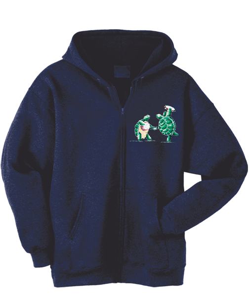 Dye the Sky - Terrapin Turtles Zip Up Hoodie