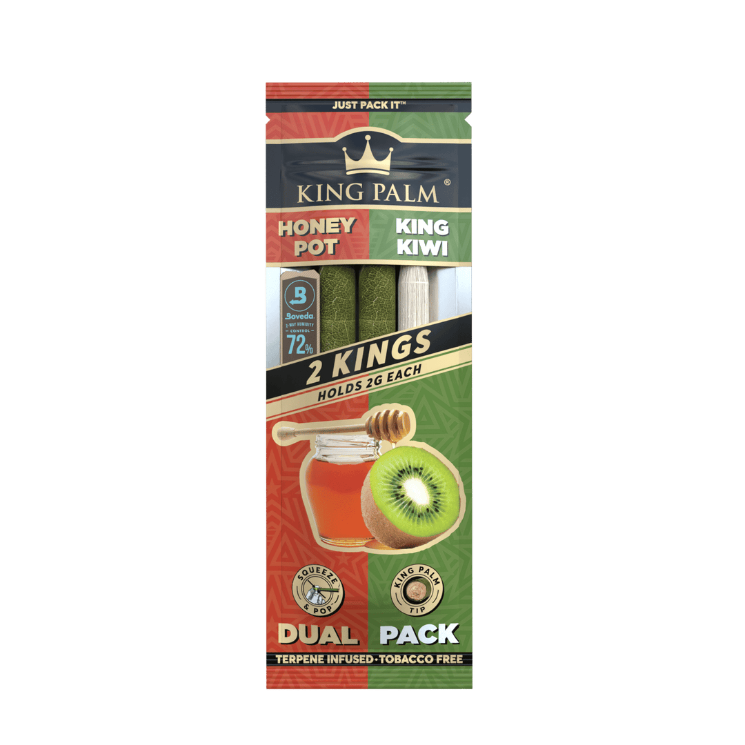 King Palm 2pk King- Honey & Kiwi