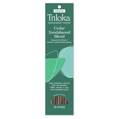 Triloka - Cedar Sandalwood Premium Incense 10pk