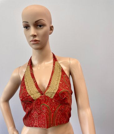 Silk Halter Top SP001