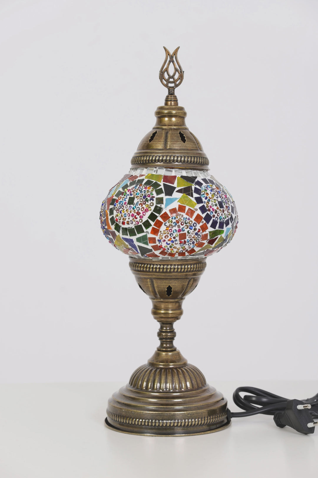 Turkish Lamp Moroccan Multicolor Circles