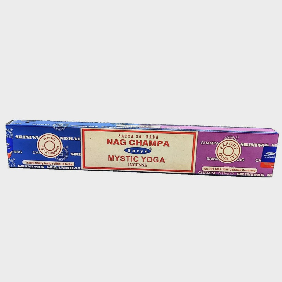 Satya Nag Champa + Mystic Yoga Incense Sticks