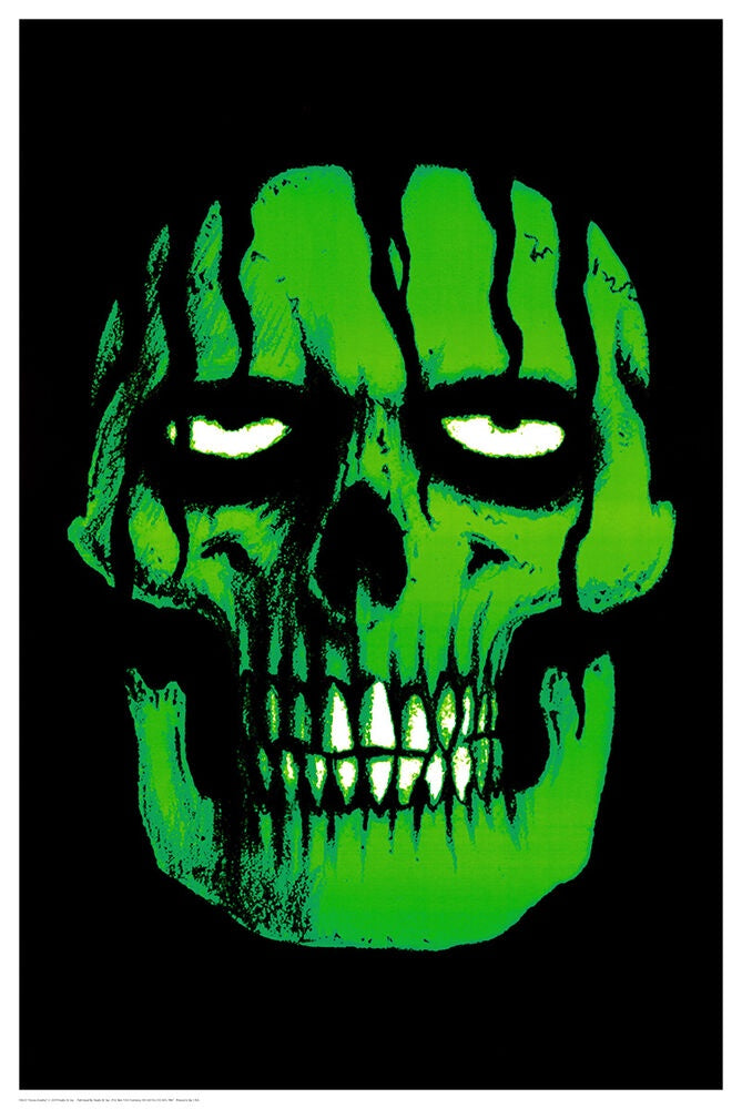 Green Zombie Blacklight Poster