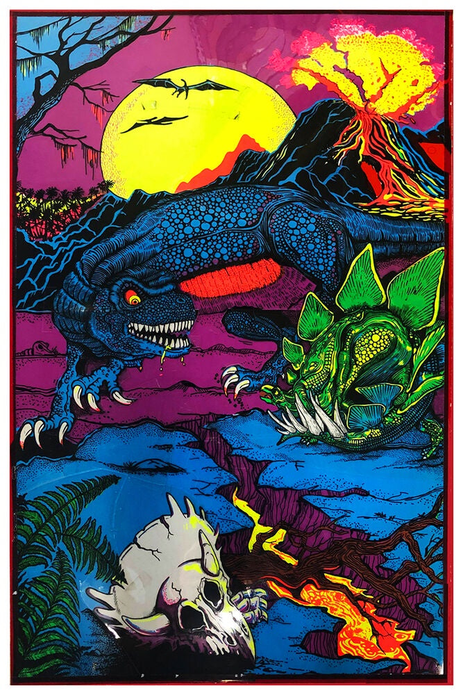 Dinosaurs Blacklight Poster- BL1 A13