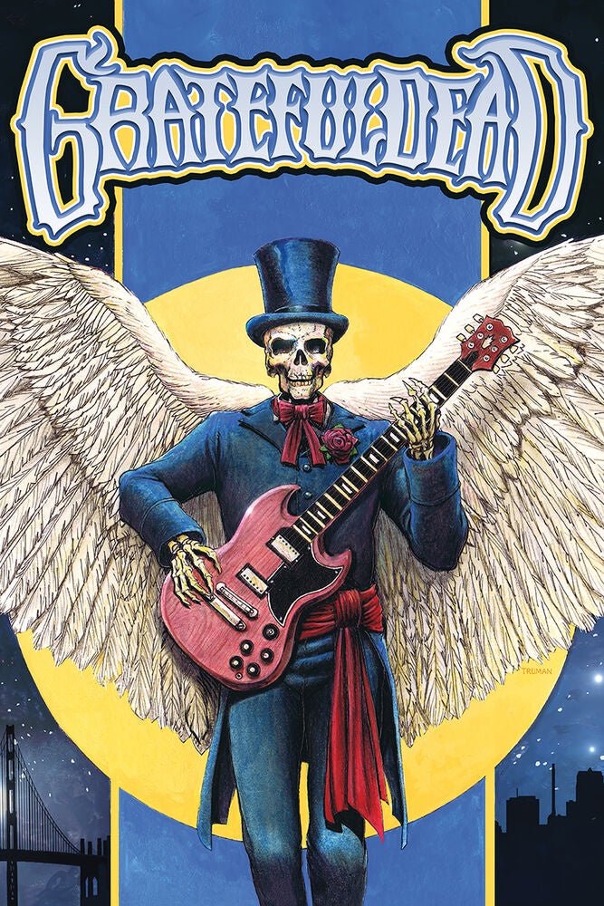Grateful Dead Skull & Wings Poster