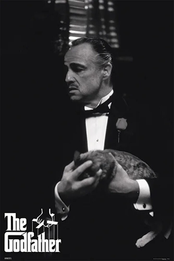 Godfather - Holding Cat - Poster